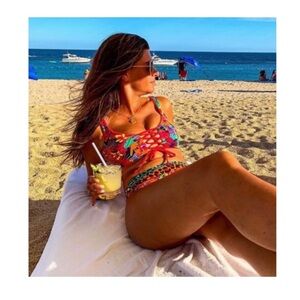 Maaji Mango Danzel 4-Way Reversible Bikini Top.